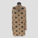 Forever 21  Star Print Chiffon Duster Cardigan Beige Medium Photo 1