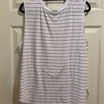 Old Navy linen blend maroon stripe tank size XXL Photo 1