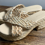 Bamboo  Woven Women's heeled sandals size 8.5 Photo 0