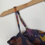 Gorman Printed Lightweight Knee Length Smocked Silk Dress Purple Size M Photo 7