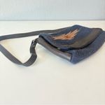 El Paso Blue Wool Shoulder Bag Southwestern Native Festival Aztec Purse 10”x7.5” Photo 9