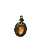 Park Lane Vintage Y2k  gold-stone silver tone necklace pendant gives David yurman Photo 5