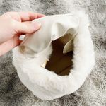 White Y2K Faux Fur Soft Two Photo 2