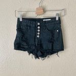 I & M Jeans  High Waist Kylie button fly distress shorts Photo 2