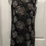 212 Collection Black Floral Print Dress 8 Photo 5