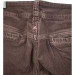 prAna Women's Size 10 Corduroy Pants Plum Burgundy Color Zip Pockets Photo 6