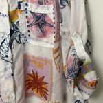 Live 4 Truth  Cover Up Womens XL Shirt Beachy Swim Resort Button Tropical Tunic Photo 5