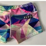 FLEO Jewel Geo Shorts (Original) size small pink purple excellent condition Photo 2