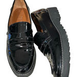 Franco Sarto  Cassandra Platform women's patent leather Penny Loafers size 8 Photo 0