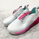 NEW Clove Electron Rose Nursing Shoes Pink Blue Womens Size 8.5 Photo 1