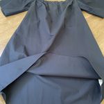 ZARA Trafaluc  Short Sleeve Mini Shift Dress Navy Blue ~ EUC Women’s Size L Photo 11