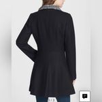 Guess Glen Plaid Detail Skirt Wool Blend Coat Photo 4