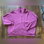 SO  Women’s Dark Pink Quarter-Zip Sweater size XL Photo 0
