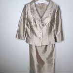 Vintage Montage Collection Two Piece Strapless Formal Dress With Jacket Size 8 Photo 8