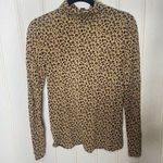 J.Crew Leopard Print Turtle Neck Shirt 559 Photo 4