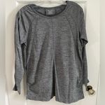 Athleta  Long Sleeve Light Grey Tunic - size Large Photo 0