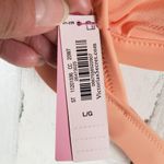 Victoria's Secret NWT  Lip Smacker Coral Essential Halter Bikini Top Size Large Photo 7