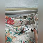 intro. | Women’s Bright Floral Cotton Shorts | Size 14 White Photo 5