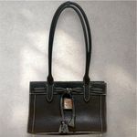 Dooney & Bourke  Vintage East/West Tassel Black Leather Photo 1