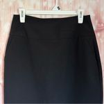 Metaphor  Black Wide Waistband Pencil Skirt Size 4 Photo 1
