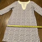 Tommy Bahama  Aubrey Blue Tile Print Tunic Dress Size XS deep ultramarine Photo 6