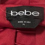 Bebe  XL Spaghetti Strap‎ Beautiful Red Bodycon Bandage Dress NWT Photo 7