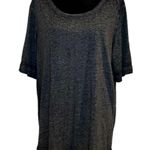 Terra & Sky  GRAY BURNOUT TYPE BUT NOT SHEER TUNIC OR OVERSIZED TEE Photo 1