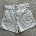 Madewell  Drawstring Jean Shorts: Airy Denim Edition Tile White Size 28 NU169 $88 Photo 11