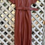 Hutch Vegan Leather Jumpsuit Photo 4