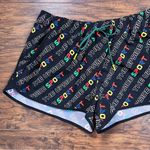 The Upside • Sport Run Performance Shorts black logo rainbow athletic wear Size 6 Photo 3