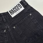 Ragged Priest Jeans Black Denim Wide Leg Panel Y2K Grunge Baggy Pants Womens 24‎ Photo 4