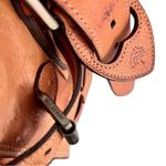 Mulberry Vintage Tonal Cognac Brown Leather Woven ‘Elgin’ Western Tote Bag Photo 5