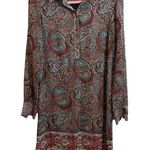 Rachel Zoe Long Sleeve Paisley Dress NWT Photo 0