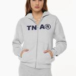 Aritzia Blue TNA Zip-Up  Hoodie Photo 1