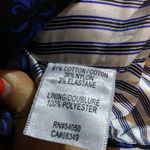 Robert Rodriguez  Navy Printed Blazer Jacket Long Sleeve Office Size 6 Photo 8