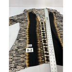 Ny Collection Womans Long Sleeve Pullover Over Size Blouse Animal Print XL Photo 3