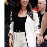 J.Crew NWT Giselle V-neck Sweater-Blazer Ivory Black Contrast Trim Cardigan 3X Photo 8