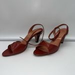 Vintage Deadstock Made in Italy for Lord & Taylor‎ Ankle Strap Pumps 6.5 NARROW Brown Photo 9