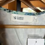 Carve Designs Vengeful Blue V-Neck Flutter Cap Sleeve Dress Sand Dollars Size 4 Photo 1