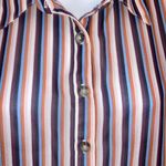Wild Fable Colorful Striped  Button Down Shirt Size XS Photo 4