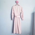 Topshop Cutwork Long Sleeve Midi Dress Photo 11