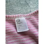 Gap Fit Pink Cream Stripe Breathe Racerback Athletic Tank Top Medium Photo 2