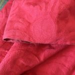 Desigual Long Trench Coat L Red Cotton Tapestry Baroque Fairy Artsy Renaissance Photo 11