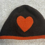 Moschino NWT  Lambswool/Angora Rabbit Fur Blend Heart Beanie Cap Photo 0