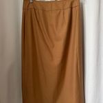 Vintage OOAK high waisted Brown wrap maxi skirt gold button closing large Photo 15