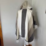 Tejidos CAMM Ecuadorian Hand Made Alpaca Blend Poncho Cape White Beige Gray O/S Brown Size undefined Photo 4