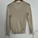 Quince 100% Cashmere V-Neck Sweater ivory Women’s XS timeless quiet luxury Photo 3