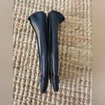 Escada Blue and Gold Flats with Elegant Gold Embellishment Size 39 Photo 10