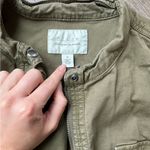 Hinge  Military Style Zip-Up Olive Green Jacket Photo 6