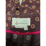 Anthropologie Womens Marsden Wide Leg Pants Size 10 Graphic Abstract Maroon Boho Photo 7